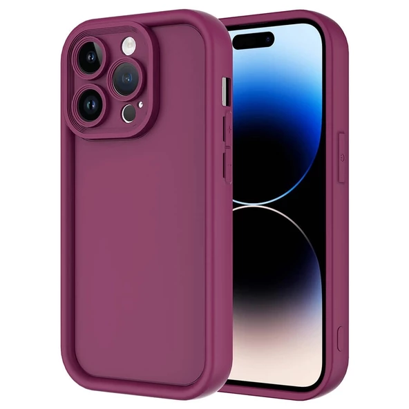 iPhone 14 Pro Uyumlu Kılıf Kamera Korumalı Ananas Kapak ürün görseli 1
