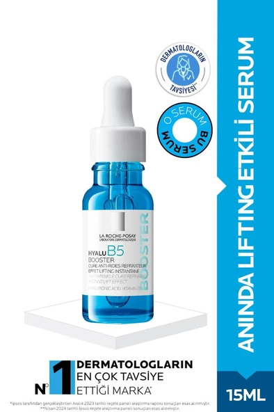 La Roche Posay Hyalu B5 Booster Anında Lifting Etkili Yaşlanma Karşıtı Bakım Serumu 15ml ürün görseli 1