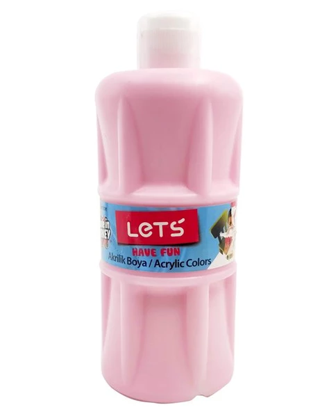 Lets Akrilik Boya 500 ml Pembe ürün görseli 1