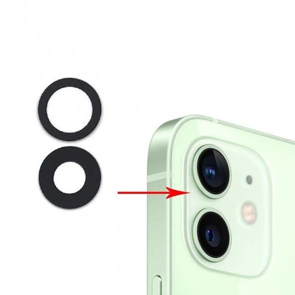 Apple Uyumlu İphone 12 Kamera Camı ürün görseli 1