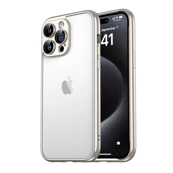 iPhone 15 Pro Max Uyumlu Kılıf Kamera Korumalı Bontez Bumper ürün görseli 1