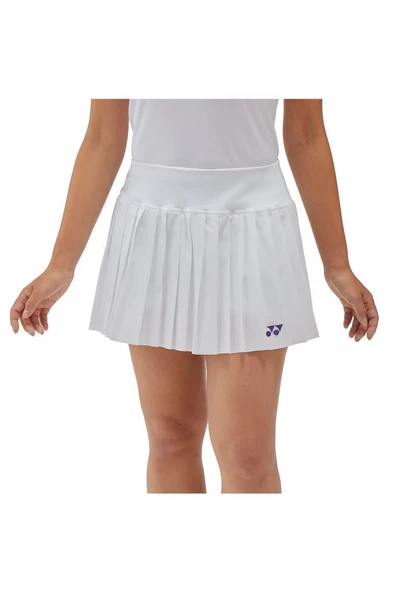 Yonex Tenis Şort Etek Beyaz Kadın 26123 - Resim 3