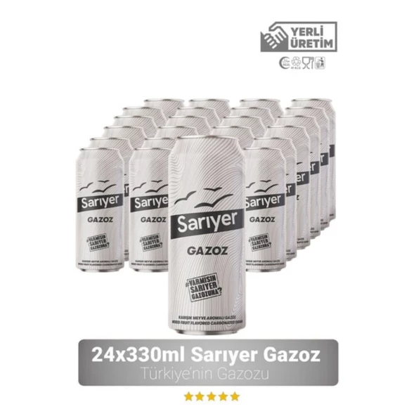 SARIYER GAZOZ 330ML*24LU*** ürün görseli 1