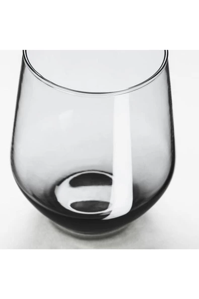 IKEA Ivrıg 4 Adet 45 Cl Cam Bardak Seti Gri - Resim 2