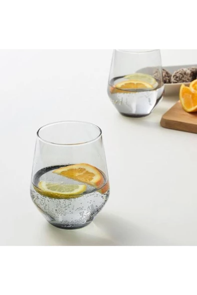 IKEA Ivrıg 4 Adet 45 Cl Cam Bardak Seti Gri - Resim 3
