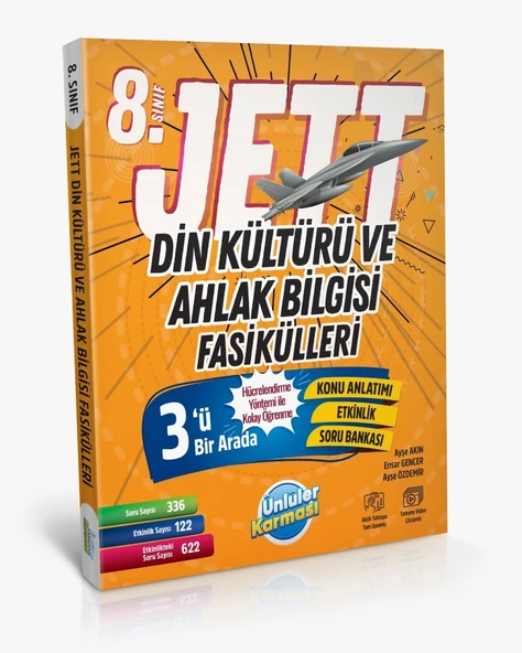Ünlüler Karması 8. Sınıf Jett Din Kültürü ve Ahlak Bilgisi Fasikülleri ürün görseli 1