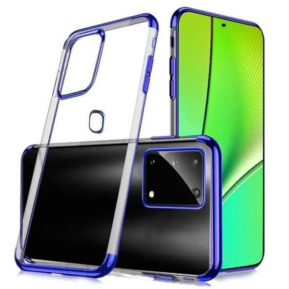 Samsung Galaxy M31 Kamera Korumalı Şeffaf Kenarları Renkli Kılıf ürün görseli 1