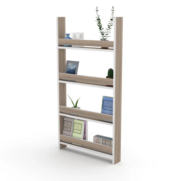 Kenzlife kitaplık fernur 120*060*10 crd duvar rafı ürün görseli 1