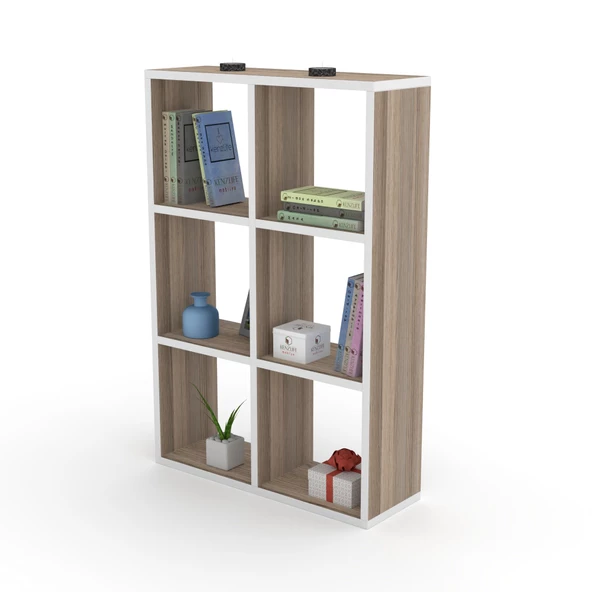 Kenzlife kitaplık güher 090*060*20 crd duvar rafı ürün görseli 1