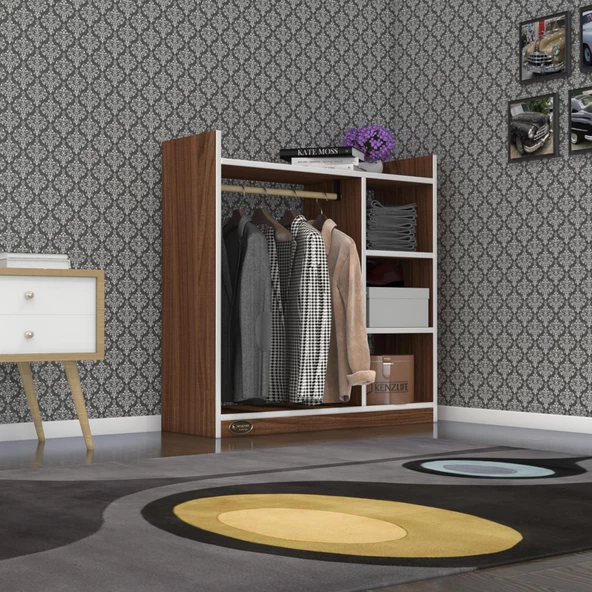 Kenzlife giysi dolabı turabi 090*090*30 cvz ürün görseli 1