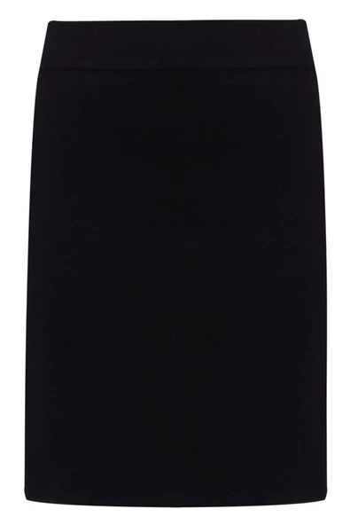 Peraluna EVA SKIRT Kadın Triko Mini Etek - Siyah - Resim 8