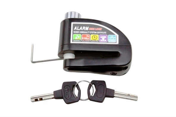 MOTOSİKLET DİSK KİLİDİ ALARMLI ürün görseli 1