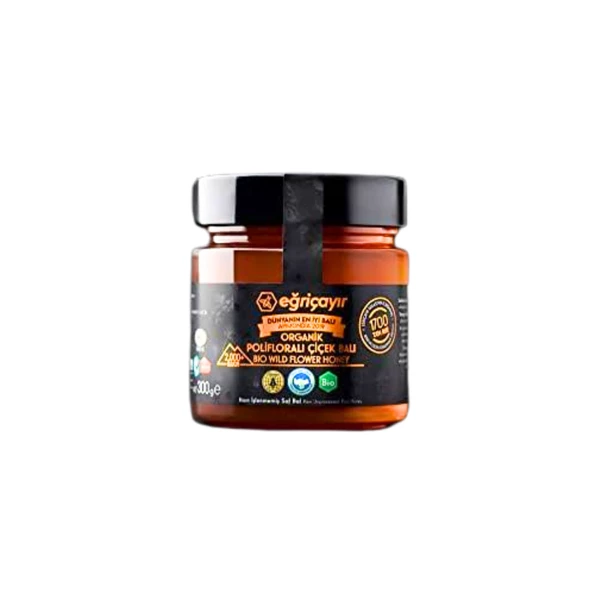 Eğriçayır Organik Polifloralı(Çok Çiçekli) Bal 300 gr 1 ADET - Resim 2