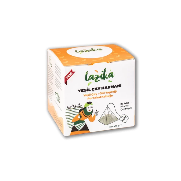 Lazika Sağlık Küpü Yeşil Çay Tomurcuk Gül Portakal Kabuğu Kabuğu 37.5 gr 1 ADET ürün görseli 1
