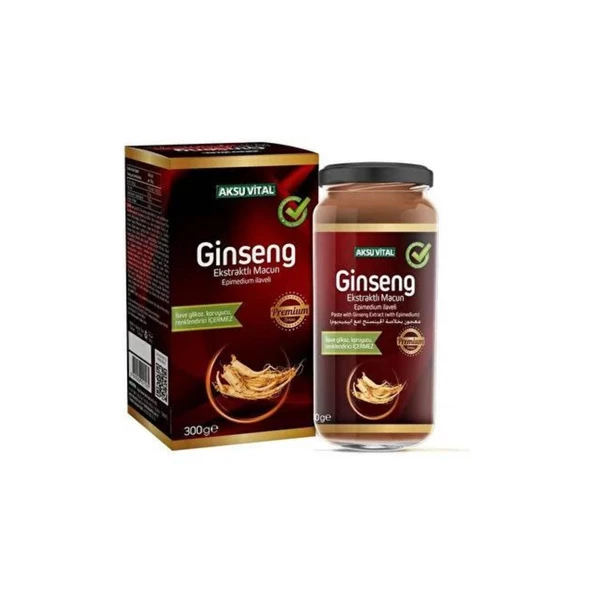 Aksu Vital Ginseng Extratlı Macun 300 gr 1 ADET ürün görseli 1