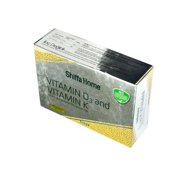 Shiffa Home D3 ve K Vitamini 30 Kapsül 1 ADET ürün görseli 1