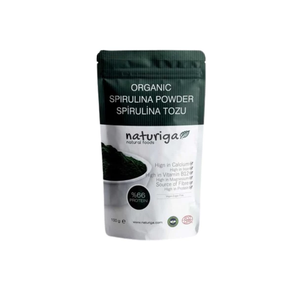 Naturiga Organik Spirulina Tozu 100 gr 1 ADET ürün görseli 1