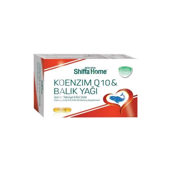 Shiffa Home Koenzim Q10&Balık Yağı 30 Kapsül 1 ADET ürün görseli 1