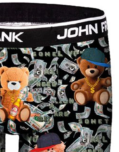 John Frank Dijital Erkek Boxer - Rich Teddy - Resim 2
