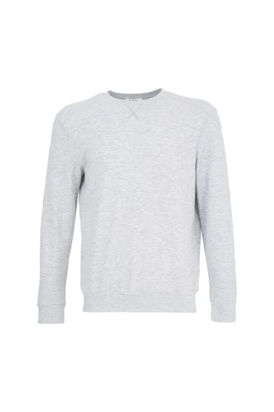 Erkek Basic Sweat Kar Melanj - Resim 2