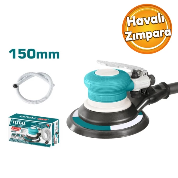 Total 1050 Rpm Havalı Zımpara Makinası TAT91512 Ahşap Duvar Yüzey Zımparalama 150 mm ürün görseli 1