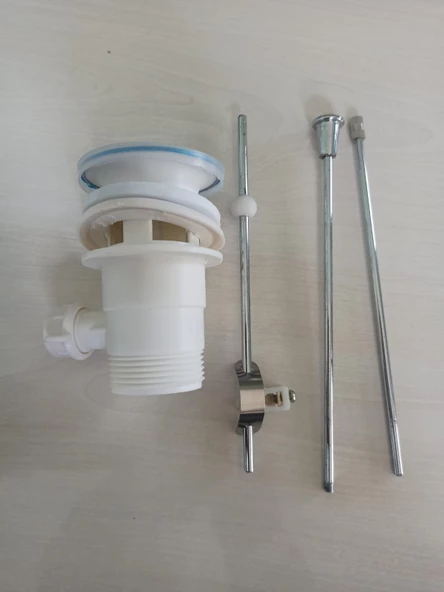 Plastik Pop up Lavabo Evye Sifonu ürün görseli 1