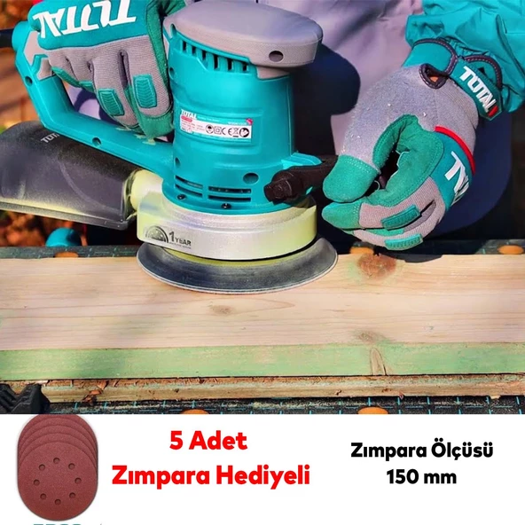 PTTAVM: Eksantirik Zımpara Makinası 220 Volt Kablolu 450 W Total