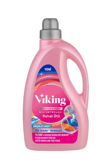 Viking TECHNOPOWER Sıvı Çamaşır Deterjanı Rahat Ütü 2.7 lt 1 Adet ürün görseli 1