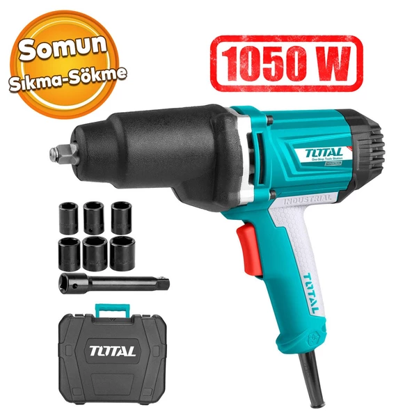 Elektrikli Kablolu Somun Sıkma Matkabı 1050 W Tekerlek Lokma Civata Anahtar Sökme Makinesi TIW10101 ürün görseli 1