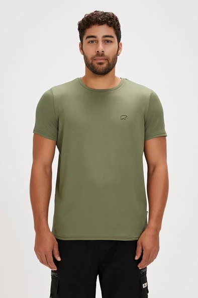 Bad Bear FRANK T-SHIRT THYME Erkek Tişört Haki S-XXL ürün görseli 1