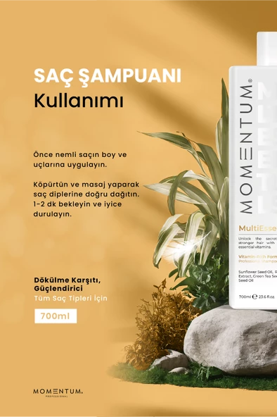 Momentum Şampuan Multi Essentials 700 Ml - Resim 2