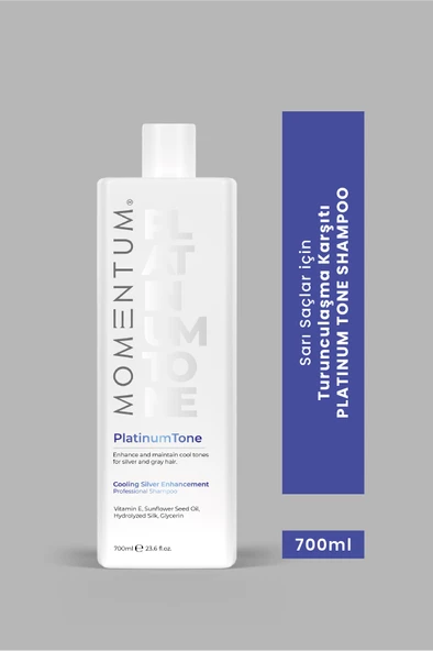 Momentum Şampuan Platinum Tone 700 Ml ürün görseli 1