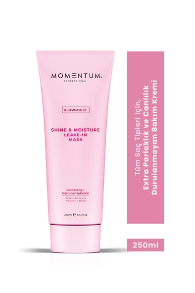 Momentum Durulanmayan Saç Bakım Kremi Shine & Mousture 250 ml ürün görseli 1