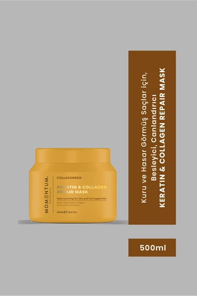 Momentum Saç Bakım Maskesi Keratin & Collagen 500 ml ürün görseli 1