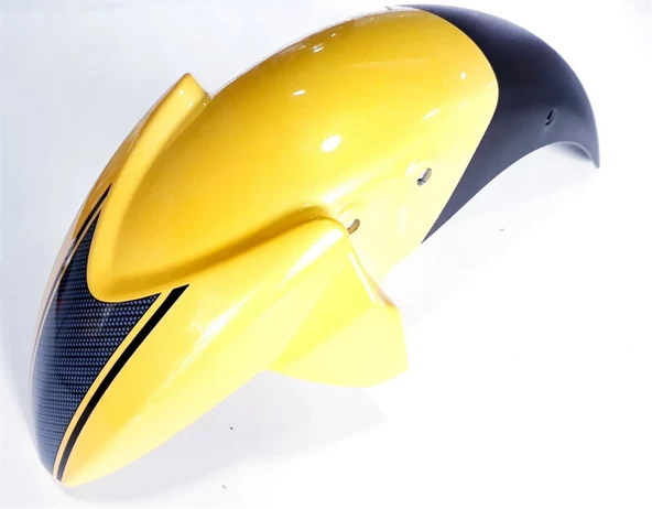 TVS RTR150 2013-2016 ÖN ÇAMURLUK SARI/KARBON ETİKETLİ ORJİNAL ürün görseli 1