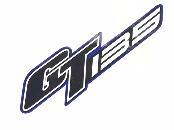 MODENAS GT135 SELE ALTI KUYRUK  ETİKETİ MAVİ (GT135) ORJİNAL ürün görseli 1