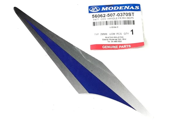 MODENAS GT135 ÖN FAR PANELİ ETİKETİ MAVİ SAĞ ORJİNAL ürün görseli 1