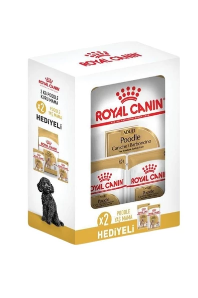Royal Canin Poodle Yetişkin Köpek Maması 3 Kg + 2 Adet Yaş Mama Hediyeli ürün görseli 1