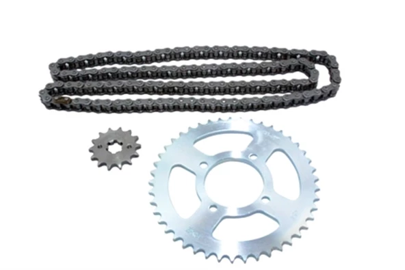 YAMAHA YBR 2004-2012 ARKA ÖN ZİNCİR DİŞLİ SET KOMPLE ARKA 45 ÖN 14 ürün görseli 1