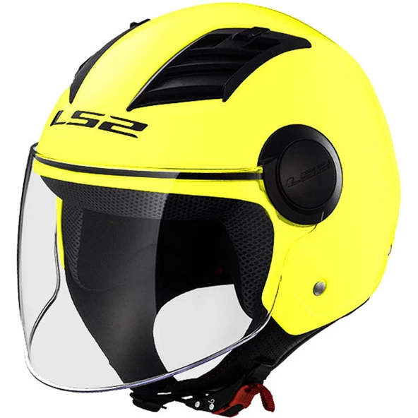 LS2 AIRFLOW MAT SARI KASK ürün görseli 1