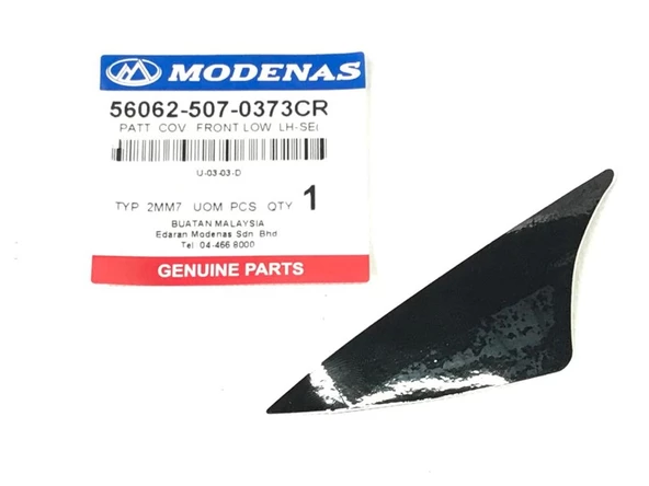 MODENAS GT135 ÖN PANEL ALTI ALT ETİKETİ SİYAH SOL ORJİNAL ürün görseli 1