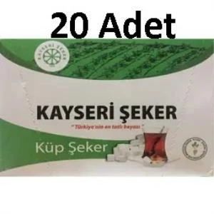 Kayseri Şeker 1 kg Küp Şeker 20 Adet ürün görseli 1