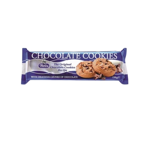 Merba Chocolate Cookies 175 gr 1 ADET ürün görseli 1
