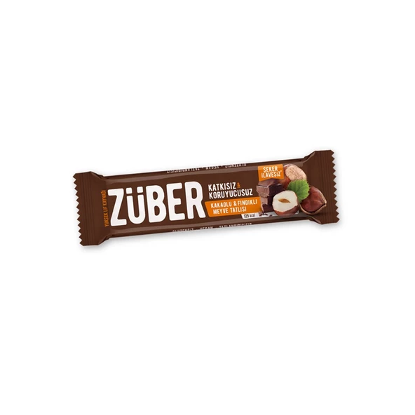 Züber Fındıklı Kakaolu Meyve Tatlsı 40 gr 1 ADET ürün görseli 1