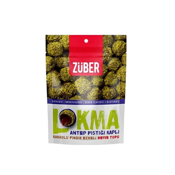 Züber Lokma Antep Fıstıklı Kaplamalı Meyve Topu 96 gr 1 ADET ürün görseli 1