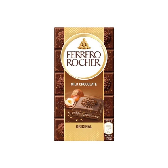 Ferrero Rocher Çikolata 90 gr 1 ADET ürün görseli 1