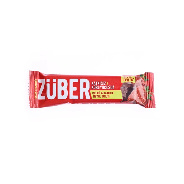 Züber Çilekli Kakaolu Meyve Tatlsı 40 gr 1 ADET ürün görseli 1