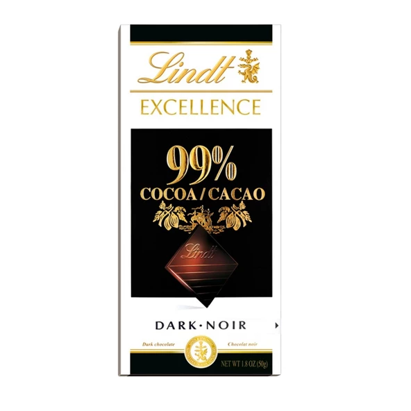 Lindt Lindor %99 Cacao 50 gr 1 ADET ürün görseli 1