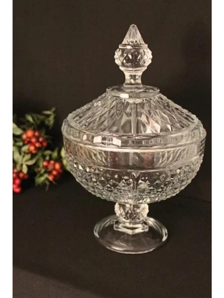 Paşabahçe 97242 Diamond Cam Şekerlik - Resim 2
