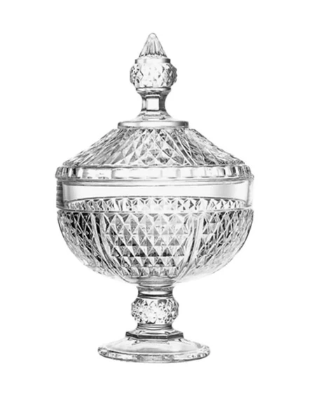 Paşabahçe 97242 Diamond Cam Şekerlik ürün görseli 1